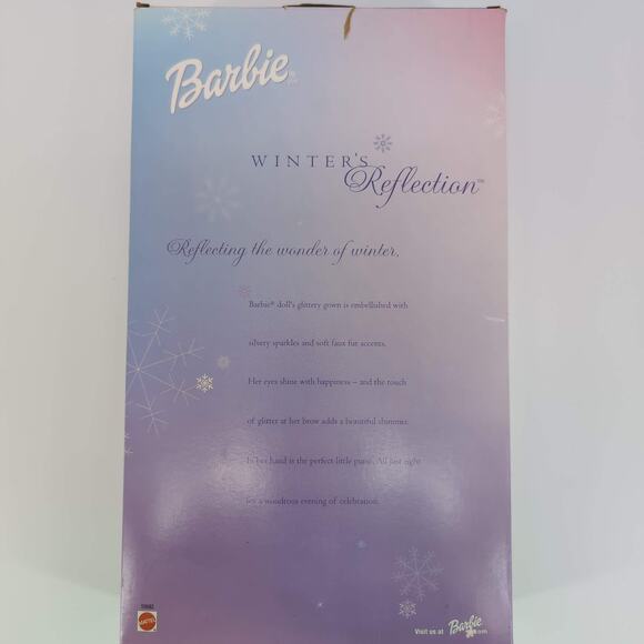 Winter's Reflection Barbie 2002 Vintage Collectible Mattel 55682 Doll - NRFB - Picture 11 of 16